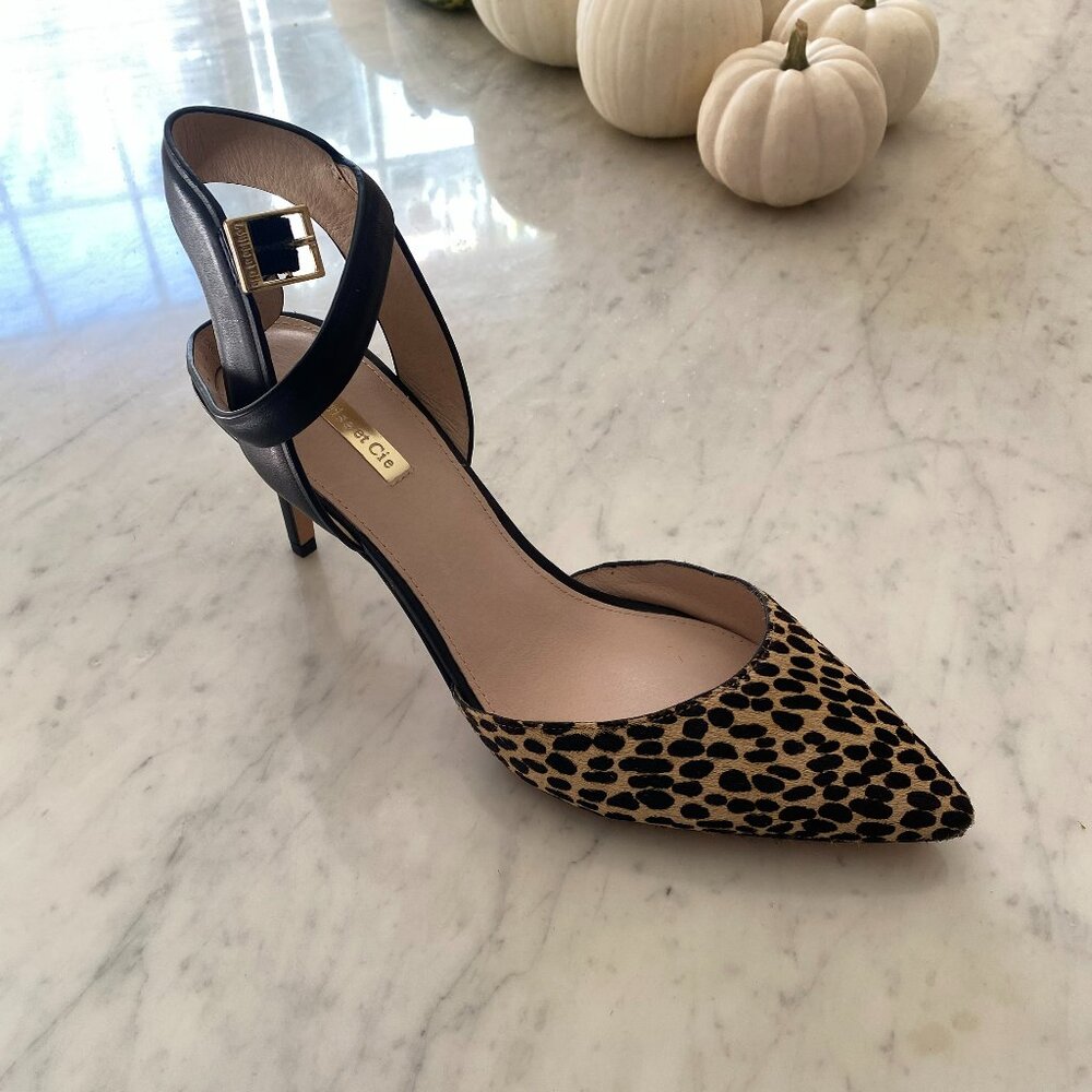 Genuine Calf Hair Ankle Strap Pump (NWT) - Size 11